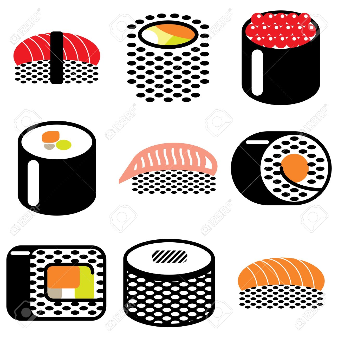 1300x1300 Sushi Roll Icon