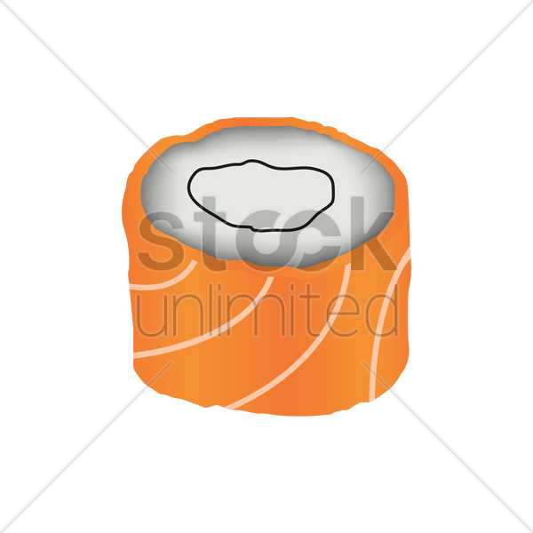 600x600 Download Free Png Sushi Roll Vector Graphic
