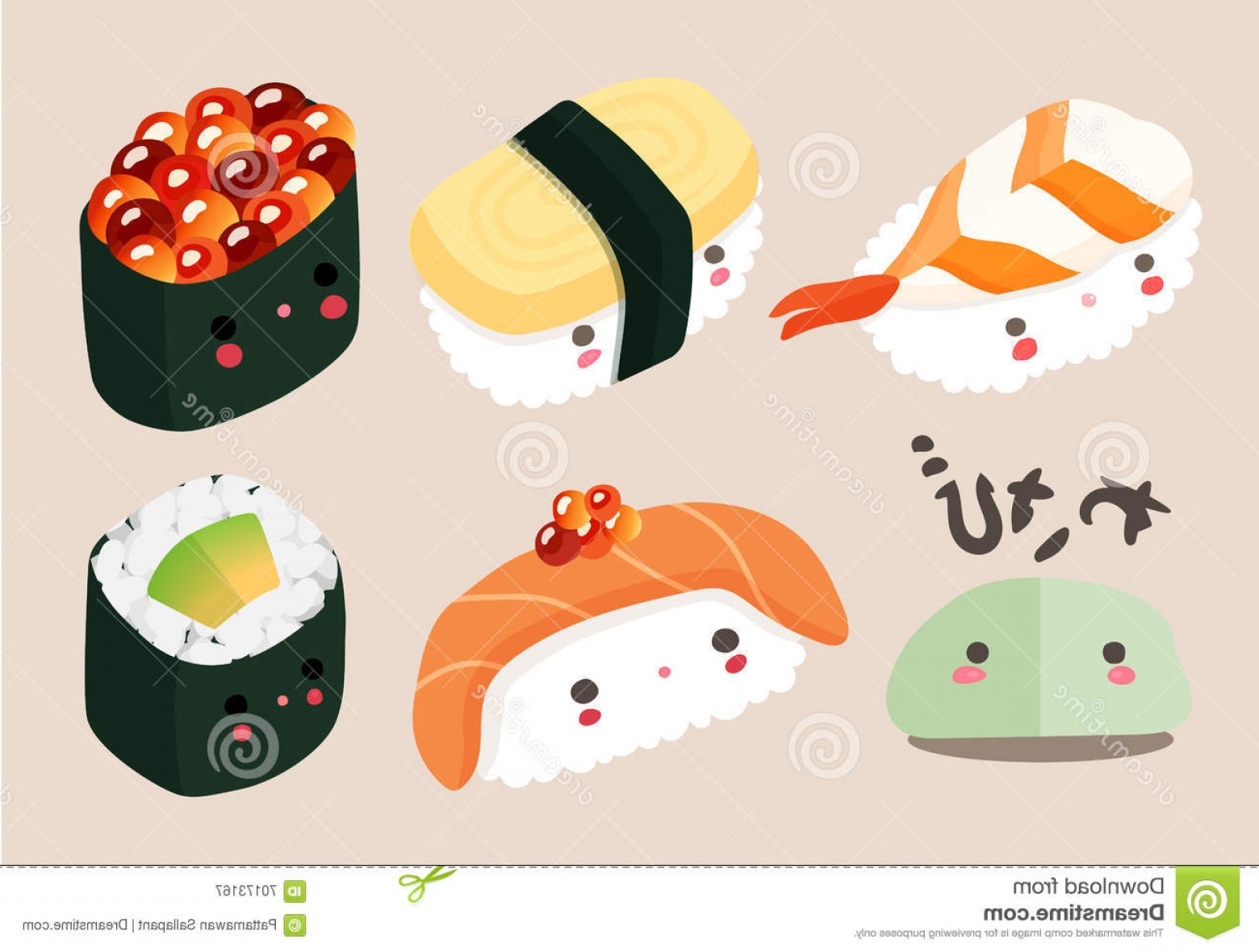 Еда для срисовки суши