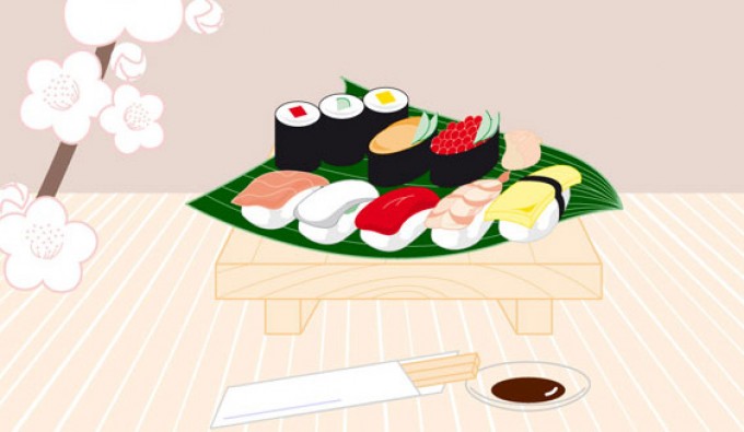 680x395 Sushi Vector Vectorish