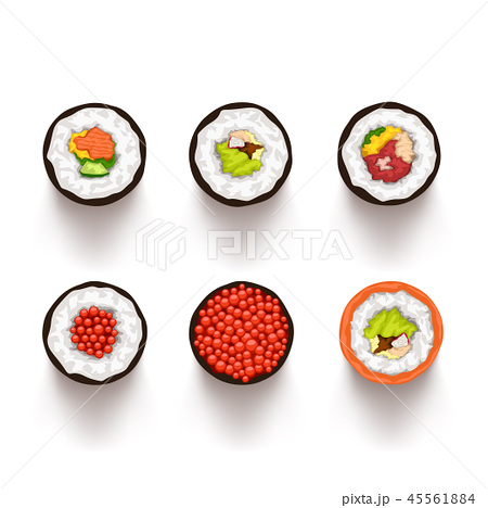 450x468 Sushi Vectors