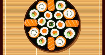 367x195 Flat Sushi Vector Archives Vector Images Design