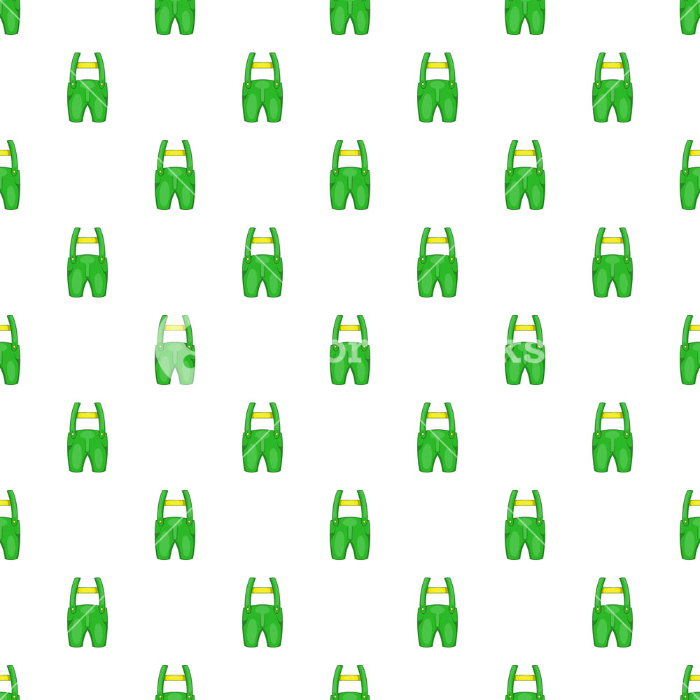 1000x1000 Pants With Suspenders Pattern Cartoon Illustration Of Pants