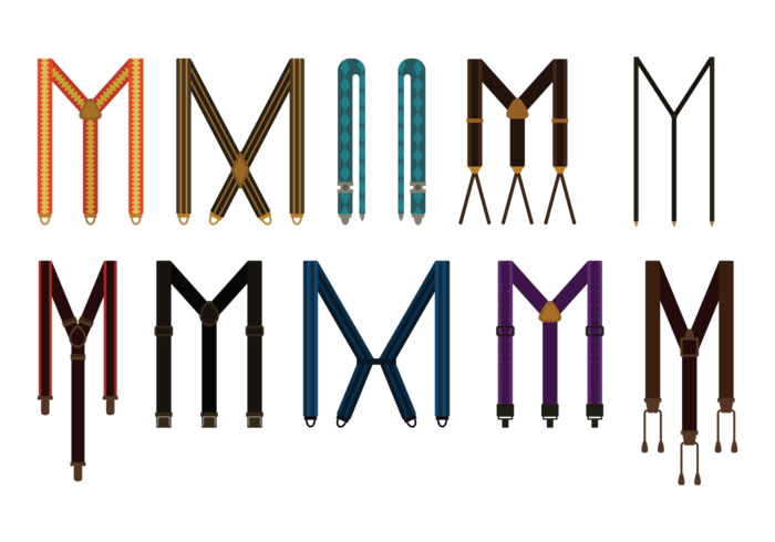 700x490 Suspenders Free Vector Art