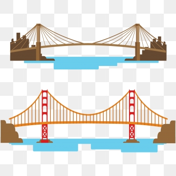 360x360 Bridge Vector, Free Download Bridges, Wooden Bridge, London Bridge