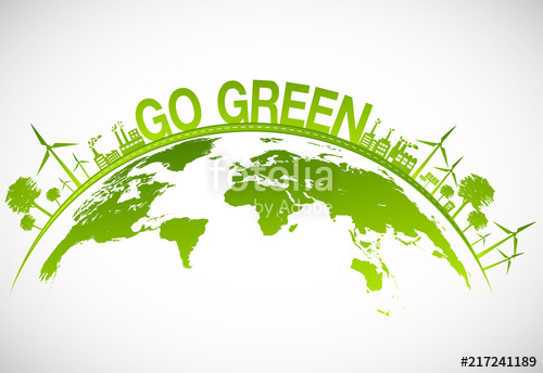 500x344 Ecology Concept With Green City On Earth Sustainable Development