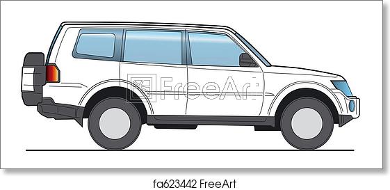561x273 Free Art Print Of Suv Vector Off Road, Suv