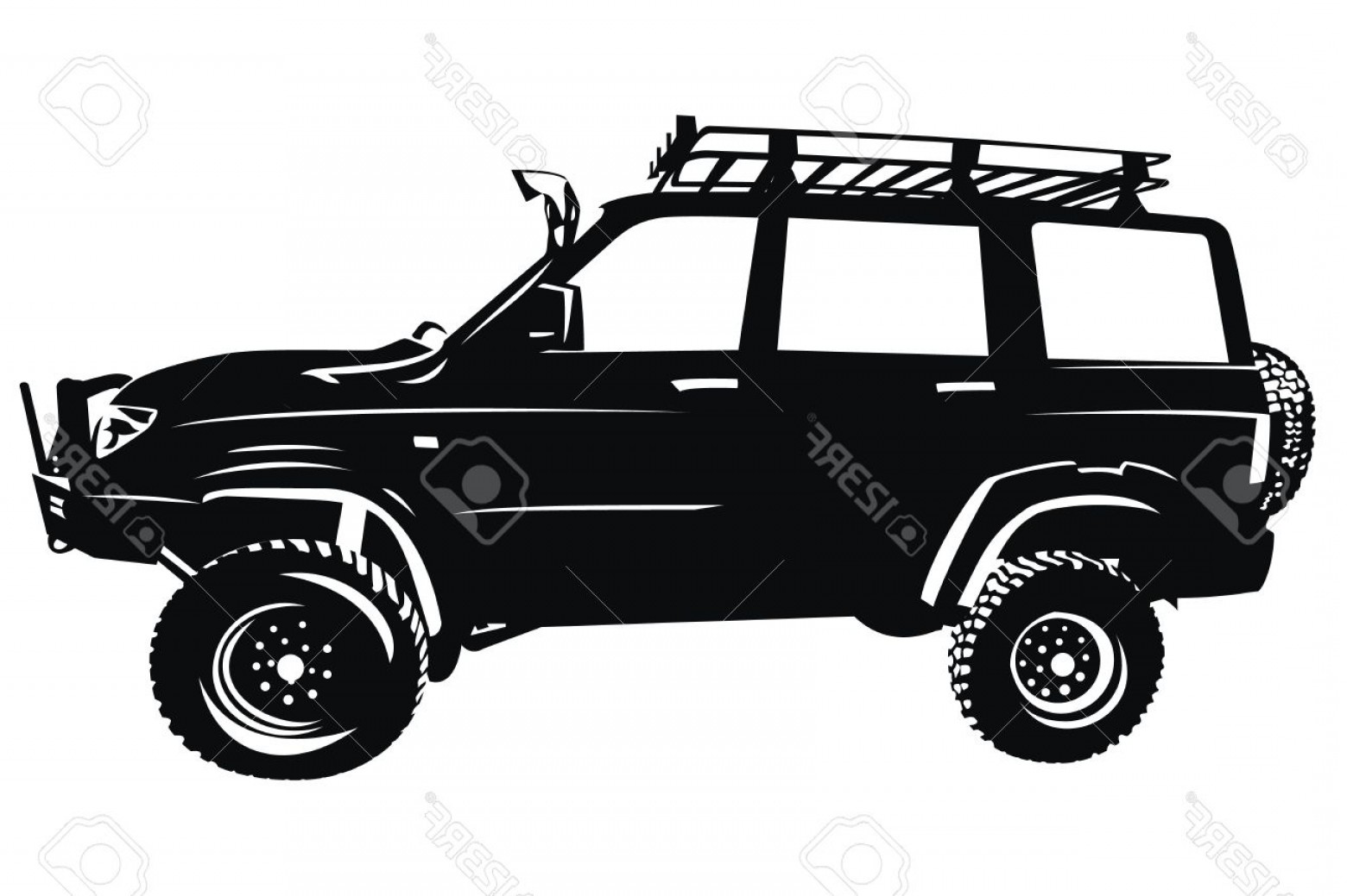 1560x1039 Photostock Vector Off Road Car X Suv Vector Silhouette Wallkeeper