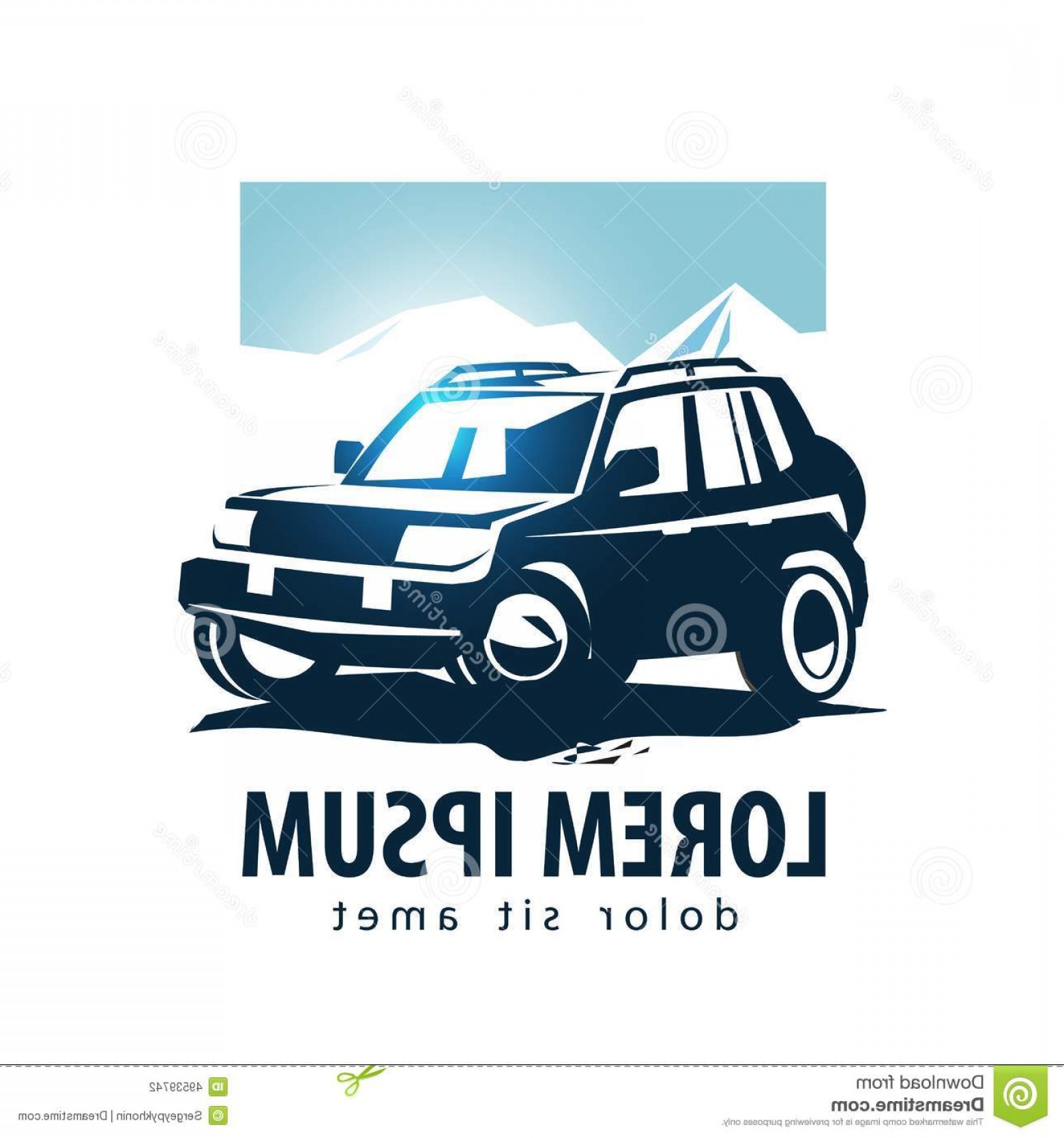 1560x1668 Stock Illustration Car Vector Logo Design Template Suv Transport