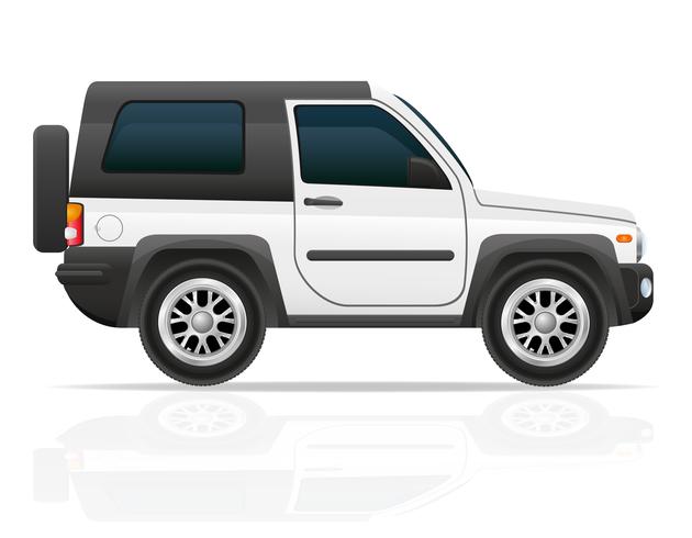 630x490 Car Jeep Off Road Suv Vector Illustration
