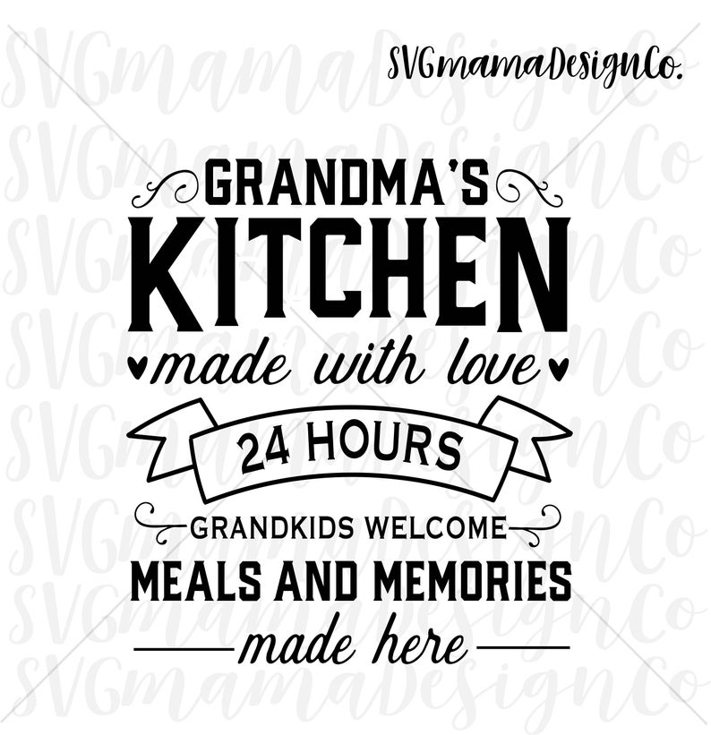 Grandmas Kitchen Sign Printable Vector Image For Etsy 794x821 Grandmas Kitchen Sign Printable Vector Image For Etsy