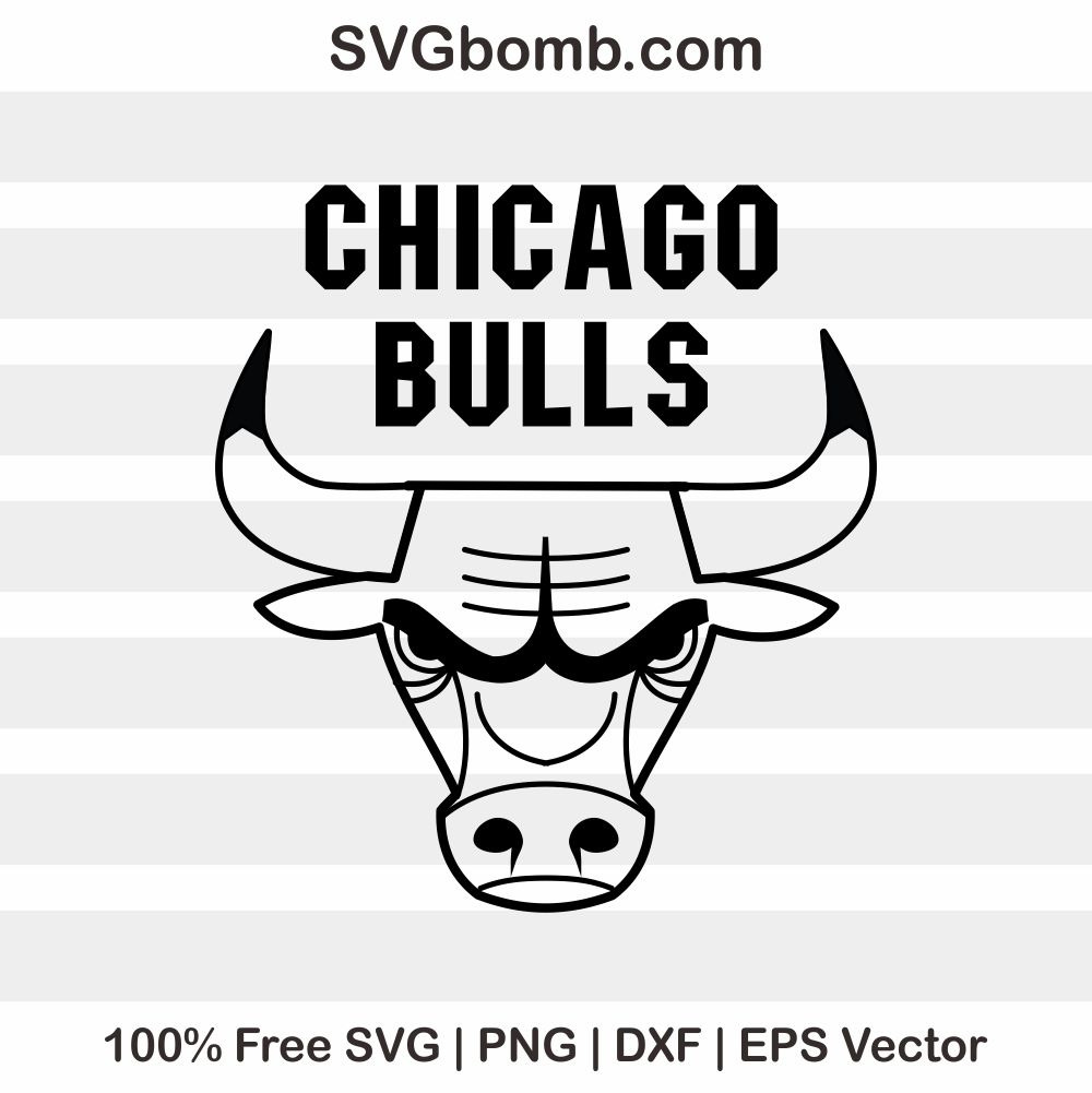 Chicago Bulls Vector Image 1000x1001 Chicago Bulls Vector Image