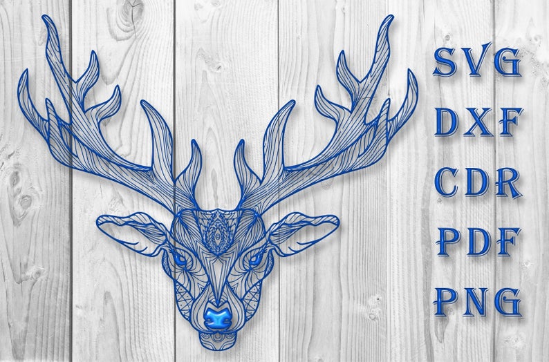 Deer Zentangle Vector Silhouette Clipart Vector Etsy 794x524 Deer Zentangle Vector Silhouette Clipart Vector Etsy