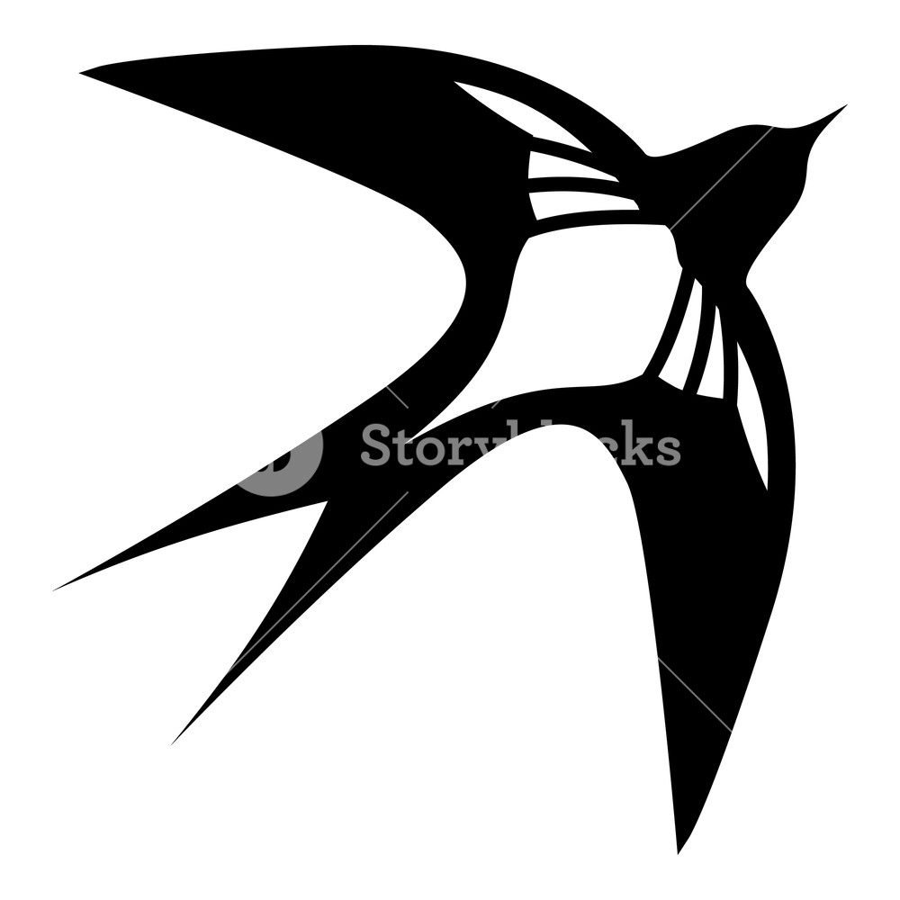 1000x1000 Swallow Icon Simple Illustration Of Swallow Vector Icon For Web