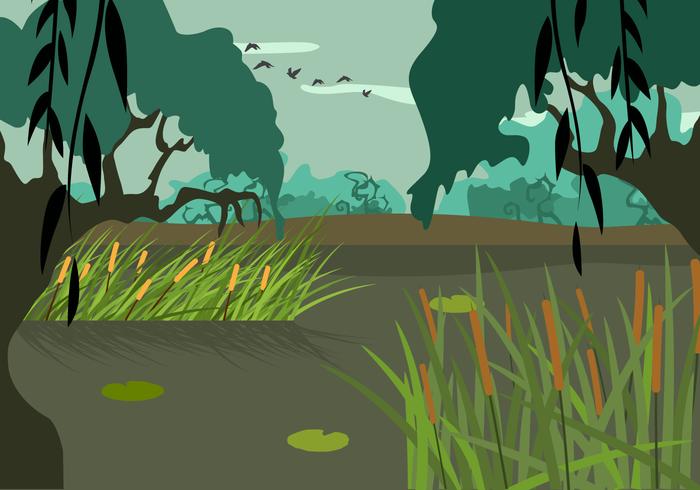 Free Swamp Illustration Vector Stock Images 700x490 Free Swamp Illustration Vector Stock Images
