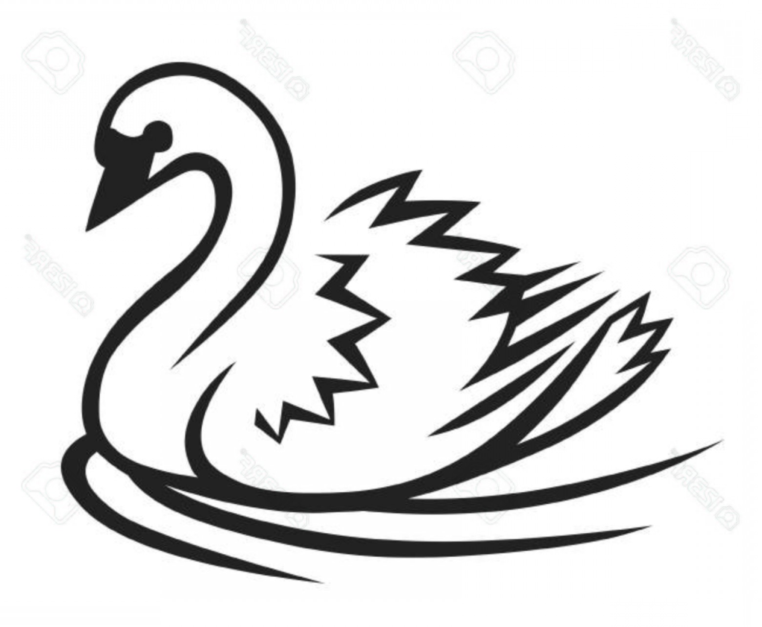 1560x1284 Swan Silhouette Vector Createmepink