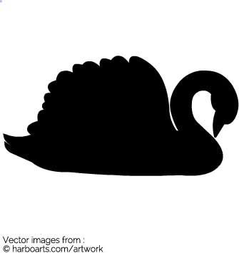 335x355 Download Swan Silhouette