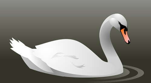 500x277 Swan Free Vector Download