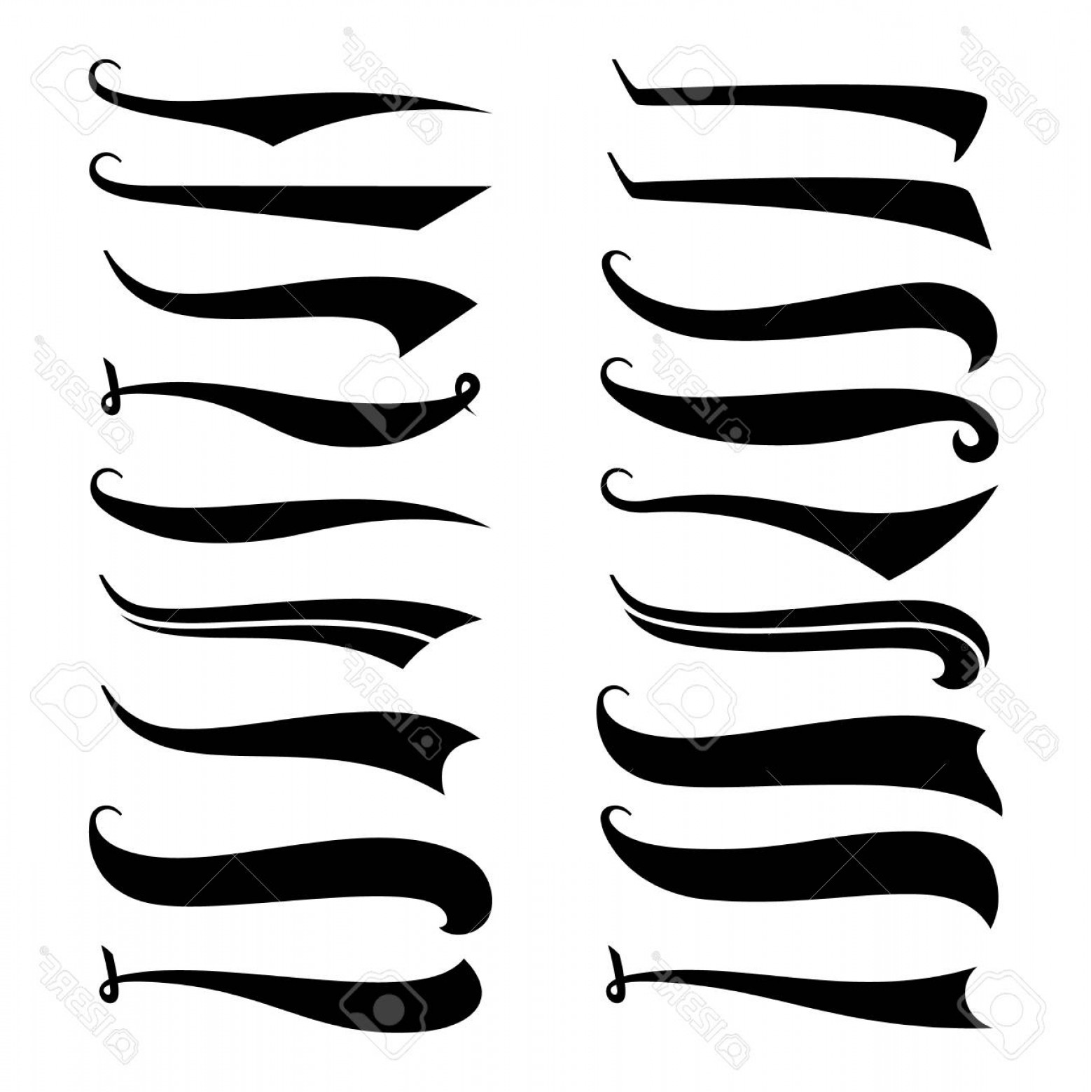 1558x1560 Photostock Vector Texting Tails Swirling Swash And Swoosh Football