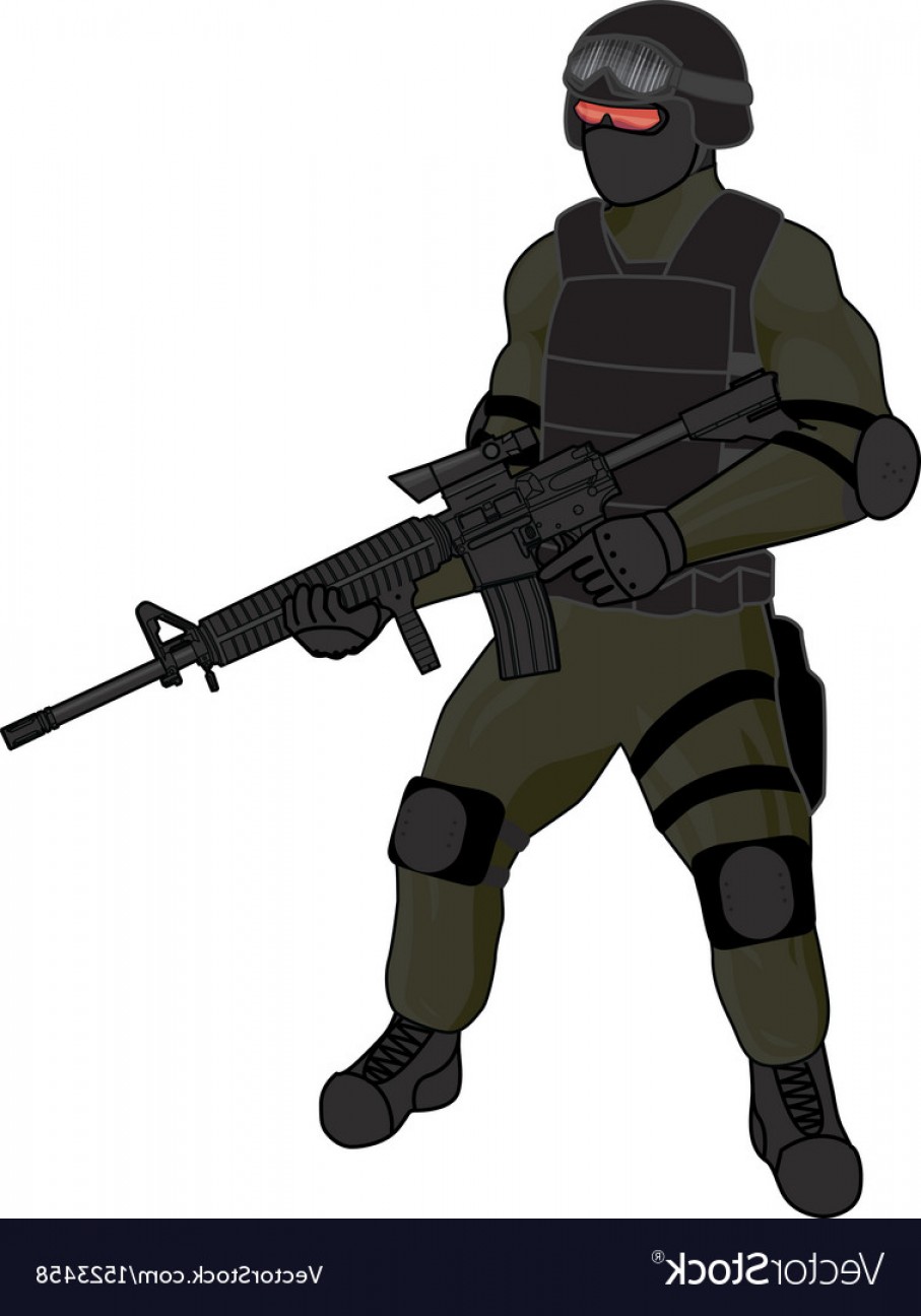 Swat Team Member Ar Green Vector Hoodamathrun 907x1296 Swat Team Member Ar Green Vector Hoodamathrun