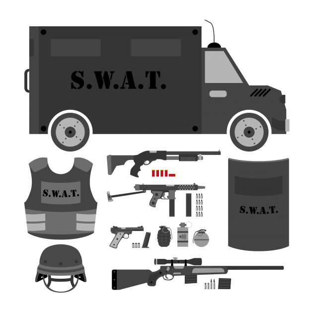 Swat Set Vector Premium Download 626x626 Swat Set Vector Premium Download