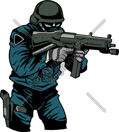 Swat With Tactical Clipart And Vectorart Occupations 451x500 Swat With Tactical Clipart And Vectorart Occupations