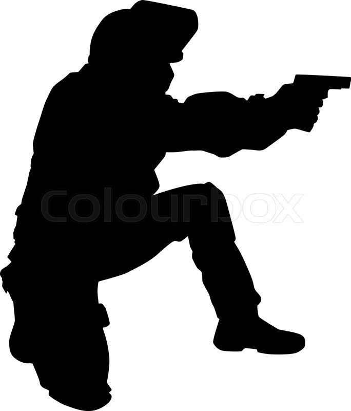 Police Special Forces Officer, Swat Stock Vector Colourbox 684x800 Police Special Forces Officer, Swat Stock Vector Colourbox
