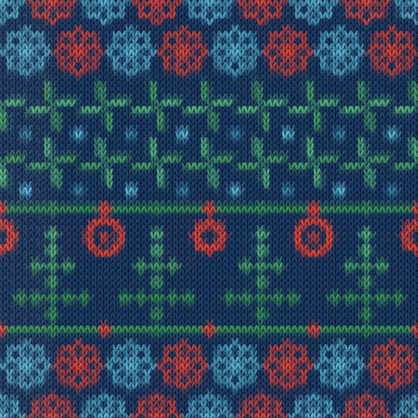 600x600 Christmas Sweater Seamless Pattern Vector Free
