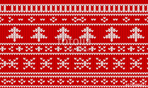 500x300 Jumper Pattern Christmas Sweater Design Seamless Knitted Pattern