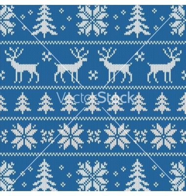 380x400 Seamless Pattern With Classical Sweater Design Vector