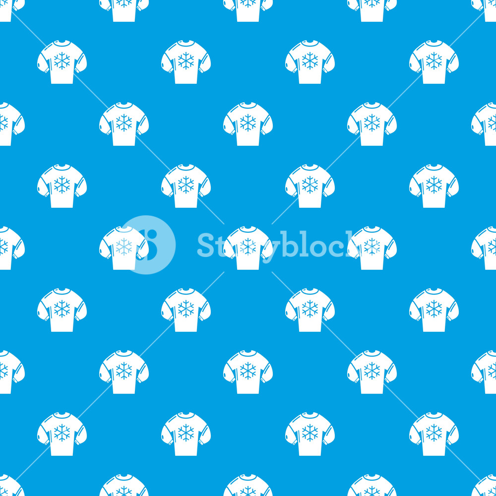 1000x1000 Sweater Pattern Vector Seamless Blue Repeat For Any Use Royalty