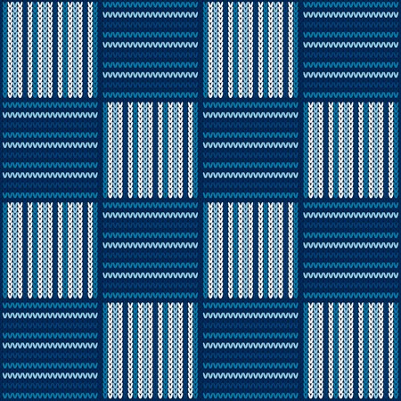 450x450 Abstract Checkered Knitted Sweater Pattern Vector Seamless