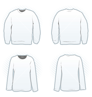 Sweater Template Coloring Page