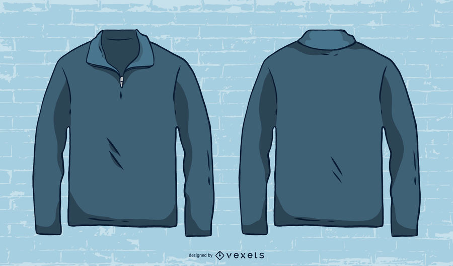 900x529 Hand Drawn Mens Sweater Vector