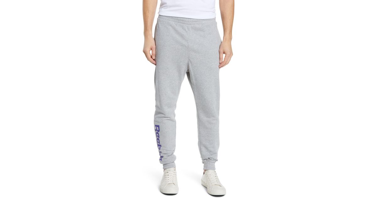 1200x630 Reebok Vector Sweatpants In Gray For Men