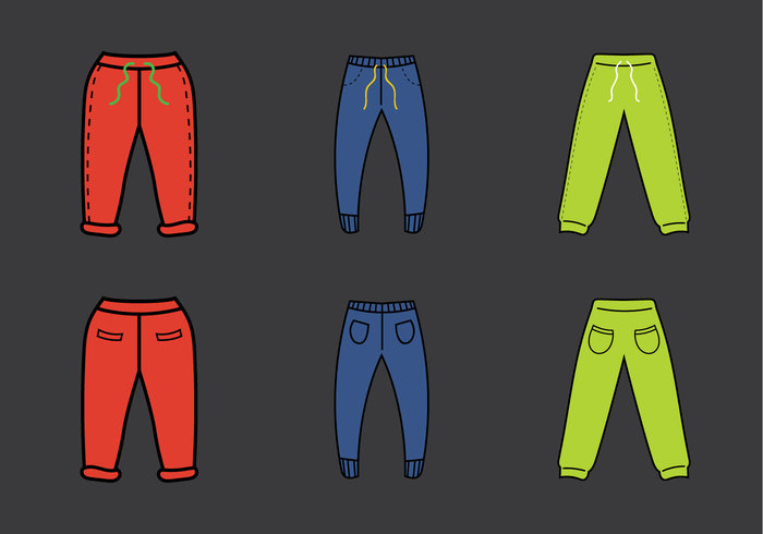 700x490 Free Sweatpants Vector Illustration