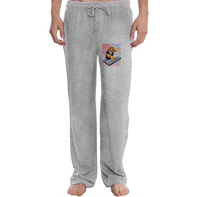 679x679 Mans Casual Training Sweatpants Dj Tiger Vector Design Pants