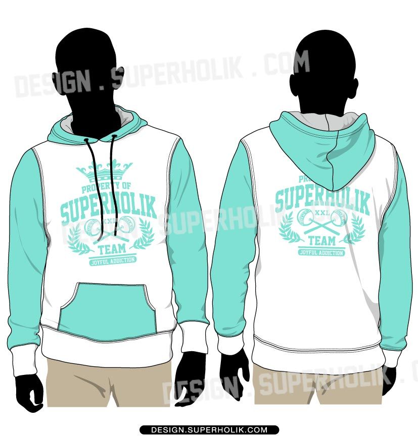 827x870 Pullover Sweatshirt Vector Template Fashion Vector Templates