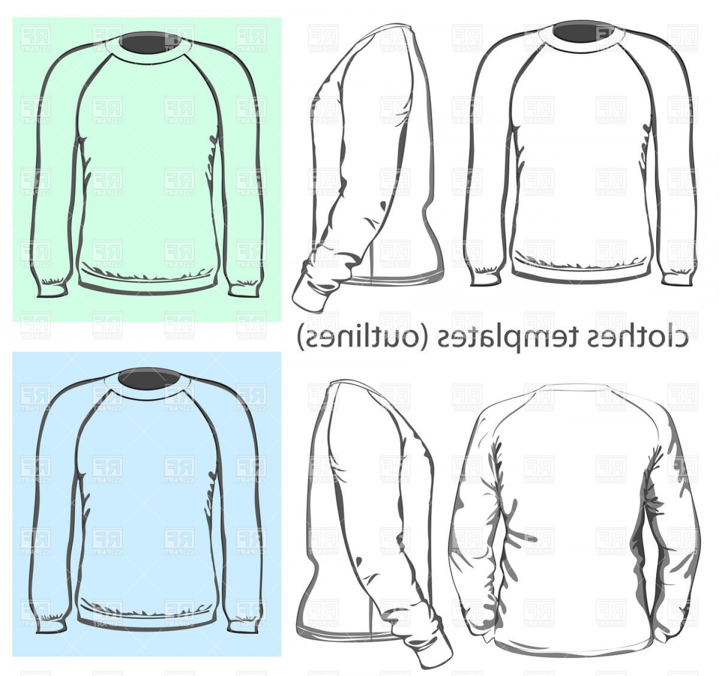 1440x1354 Sweatshirt Outline Vector Catamart