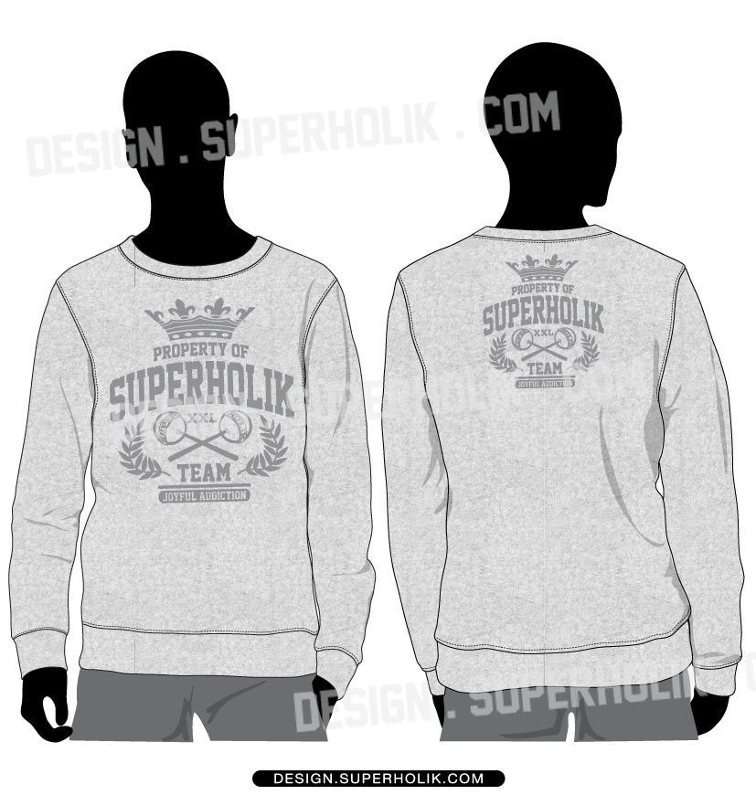 827x870 Sweatshirt Vector Template Fashion Vector Templates