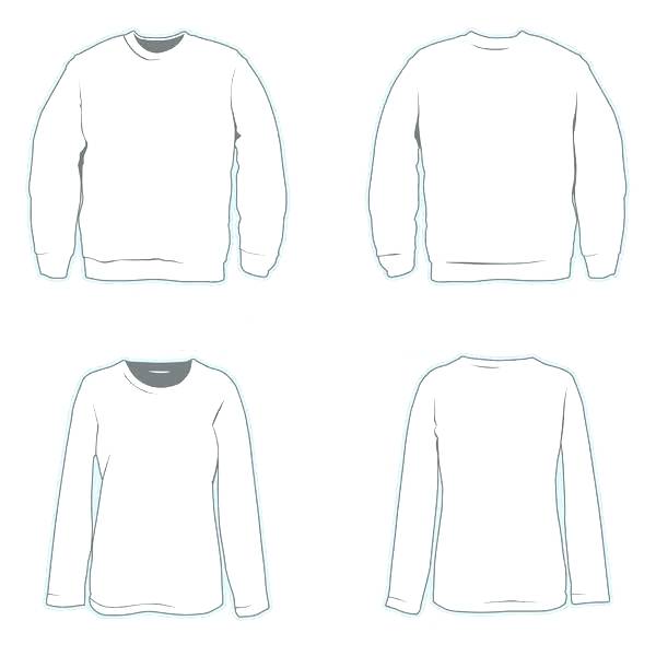 Sweatshirt Vector Template at Collection of