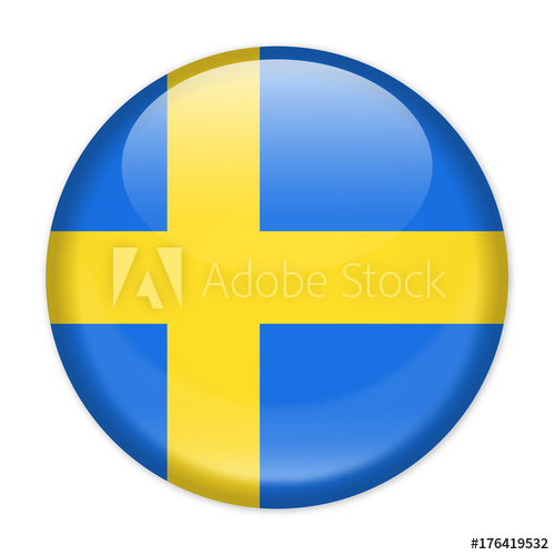 500x500 Sweden Flag Vector Round Icon