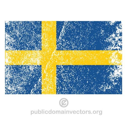 500x500 Swedish Flag Vector Image