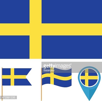 417x413 Sweden, Country Flag Vector Premium Clipart