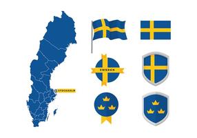 286x200 Sweden Flag Free Vector Art