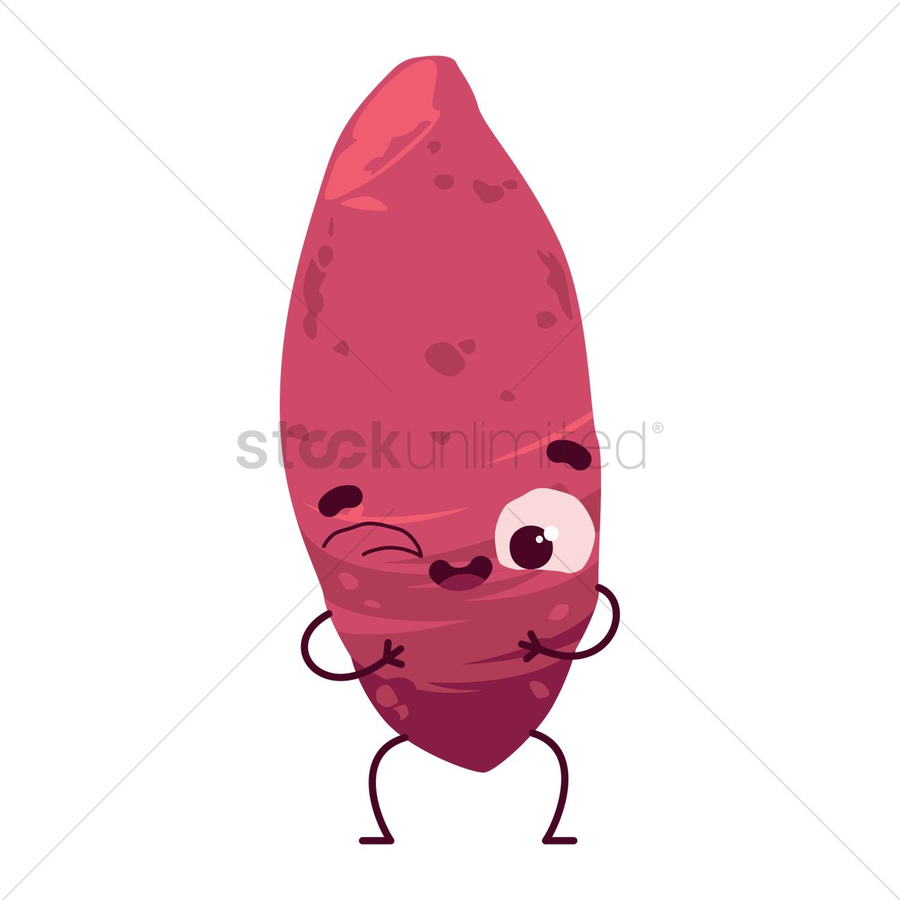 Sweet Potato Vector Image 1300x1300 Sweet Potato Vector Image