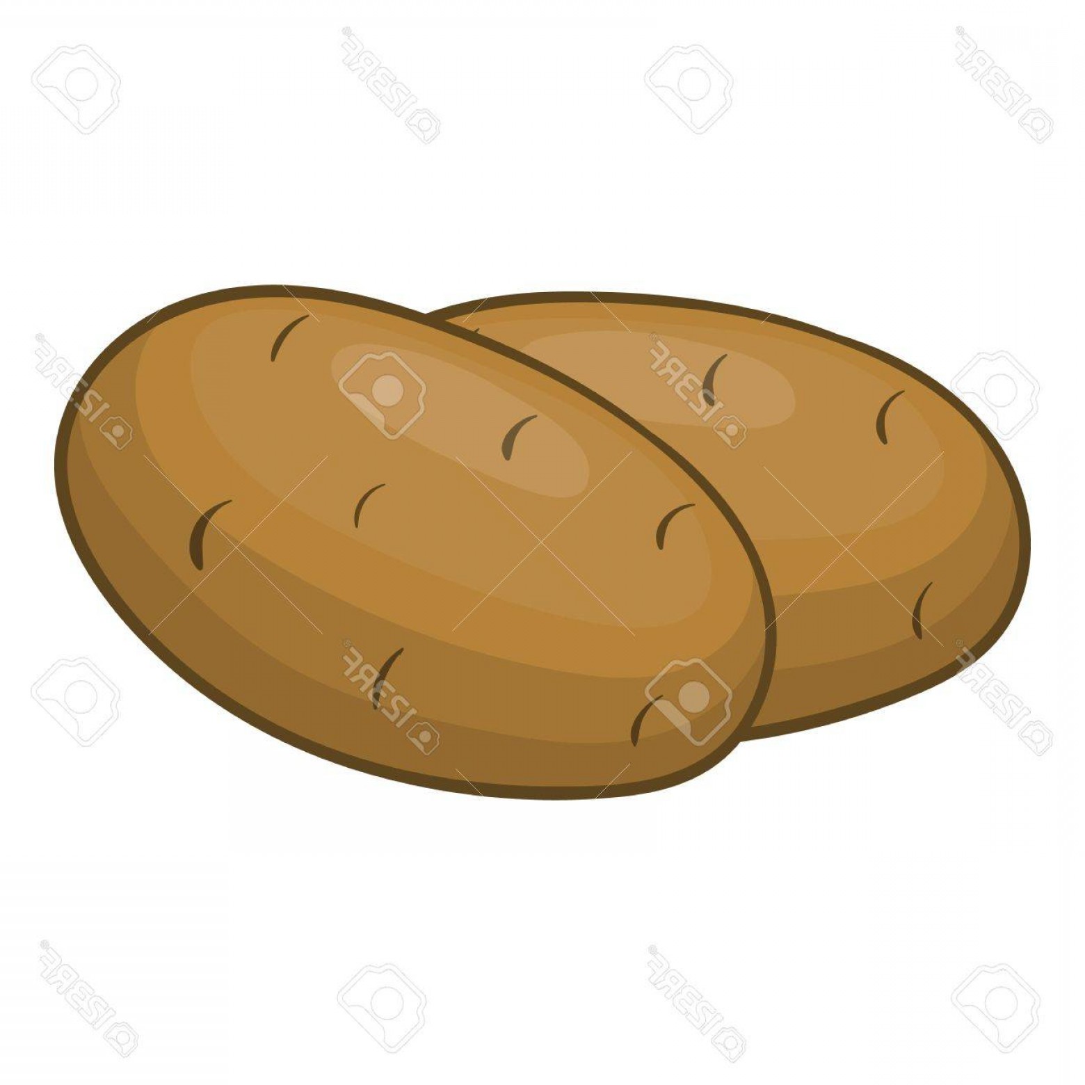 Photostock Vector Potatoes Icon Cartoon Illustration Of Potato 1560x1560 Photostock Vector Potatoes Icon Cartoon Illustration Of Potato