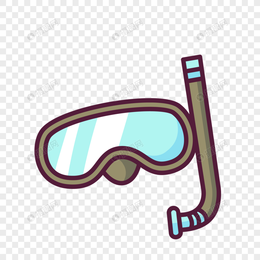 860x860 Summer Swimming Goggles Design Vector Elements Png Image Picture