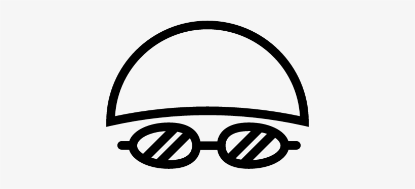 820x375 Swimming Goggles Vector
