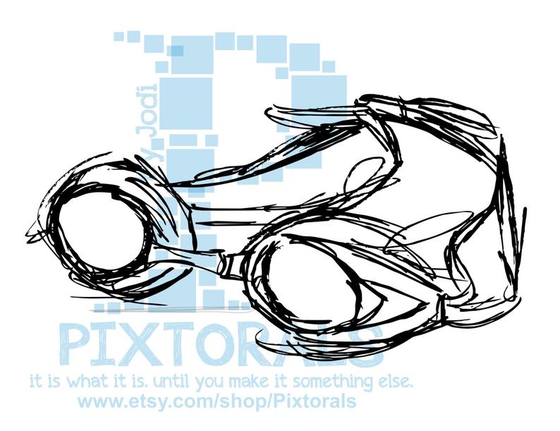 794x611 Swimming Goggles Vector Set Of Png Vector Etsy